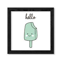 Cuadro Hello icecream aqua en internet