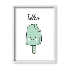 Cuadro Hello icecream aqua - tienda online