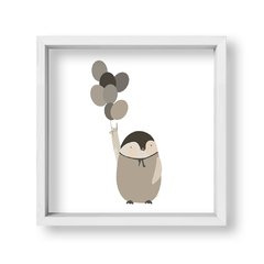 Cuadro Pinguino en globos - tienda online