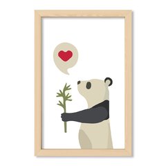 Cuadro Heart panda