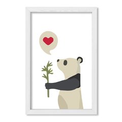 Cuadro Heart panda - comprar online