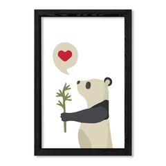 Cuadro Heart panda en internet