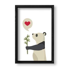 Imagen de Cuadro Heart panda