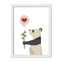 Cuadro Heart panda - comprar online