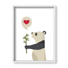 Cuadro Heart panda - tienda online