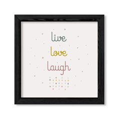 Cuadro Live love laugh en internet