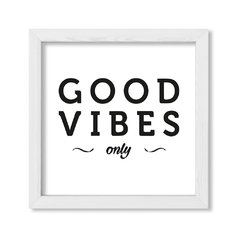 Cuadro Good vibes in white - comprar online