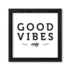 Cuadro Good vibes in white en internet