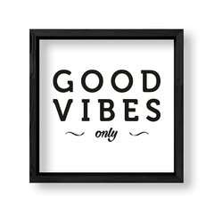 Imagen de Cuadro Good vibes in white