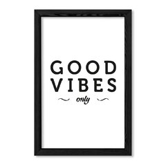 Cuadro Good vibes in white en internet