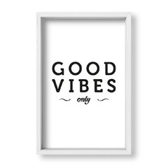 Cuadro Good vibes in white - tienda online