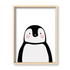 Cuadro Pinguino in black - El Nido - Tienda de Objetos
