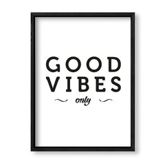 Imagen de Cuadro Good vibes in white