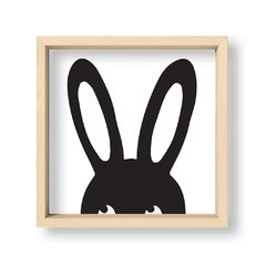 Cuadro Conejo in black - El Nido - Tienda de Objetos