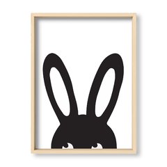 Cuadro Conejo in black - El Nido - Tienda de Objetos