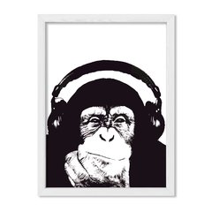 Cuadro Monkey in black - comprar online
