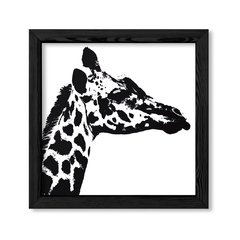Cuadro Giraffe in black en internet