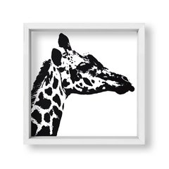Cuadro Giraffe in black - tienda online