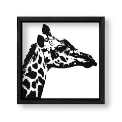 Imagen de Cuadro Giraffe in black