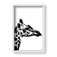 Cuadro Giraffe in black - tienda online