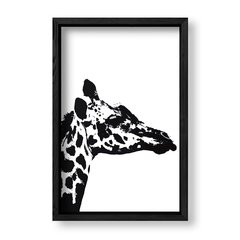 Imagen de Cuadro Giraffe in black