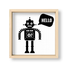 Cuadro Hello Robot - El Nido - Tienda de Objetos