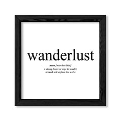 Cuadro Wanderlust en internet