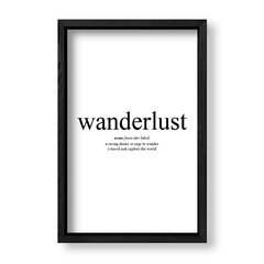 Imagen de Cuadro Wanderlust