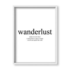 Cuadro Wanderlust - tienda online