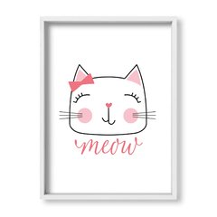 Cuadro Meow Cat - tienda online