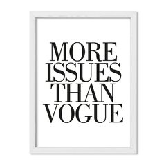 Cuadro More Issues Than Vogue - comprar online