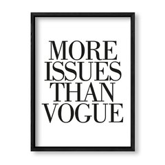 Imagen de Cuadro More Issues Than Vogue