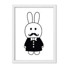 Cuadro Conejo en bigotes - comprar online