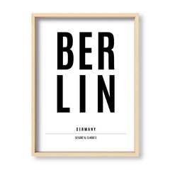 Cuadro Cool Berlin - El Nido - Tienda de Objetos