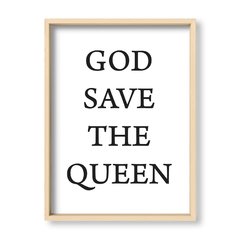 Cuadro God Save the queen - El Nido - Tienda de Objetos
