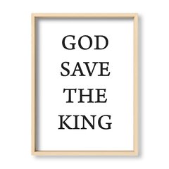 Cuadro God Save the king - El Nido - Tienda de Objetos