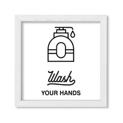 Cuadro Wash your hands - comprar online