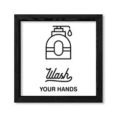 Cuadro Wash your hands en internet