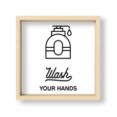 Cuadro Wash your hands - El Nido - Tienda de Objetos