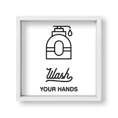 Cuadro Wash your hands - tienda online