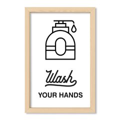 Cuadro Wash your hands