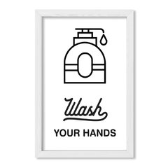 Cuadro Wash your hands - comprar online