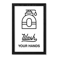 Cuadro Wash your hands en internet