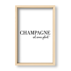 Cuadro Champagne sil vous plait - El Nido - Tienda de Objetos