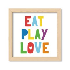 Cuadro Eat play love