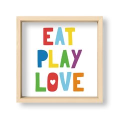 Cuadro Eat play love - El Nido - Tienda de Objetos