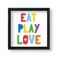 Imagen de Cuadro Eat play love