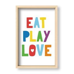 Cuadro Eat play love - El Nido - Tienda de Objetos