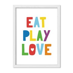 Cuadro Eat play love - comprar online