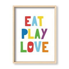 Cuadro Eat play love - El Nido - Tienda de Objetos